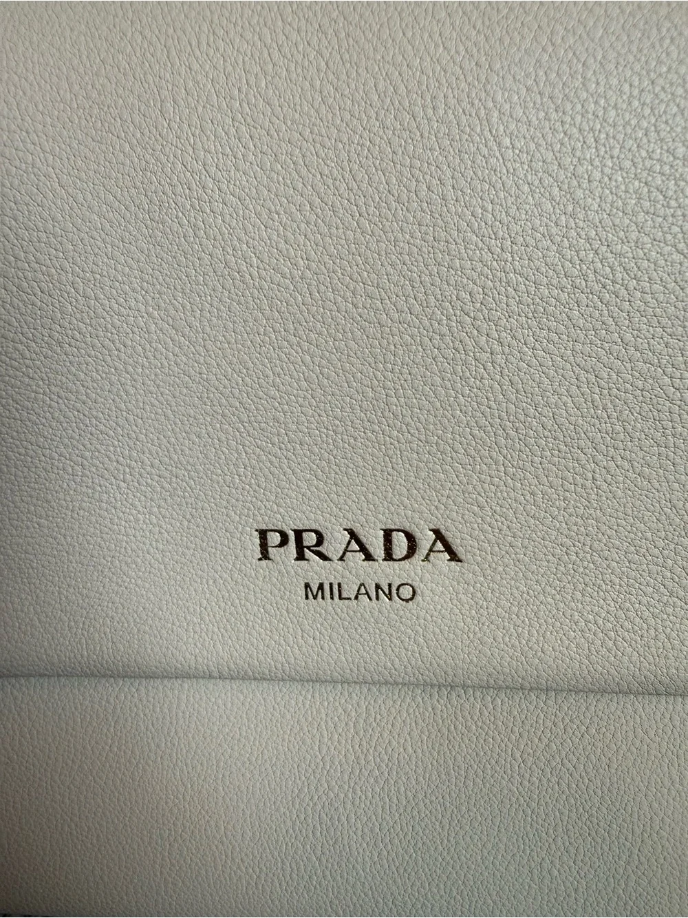NEW Master Prada Nude Beige REAL Leather Shoulder Bag with Gold Chain Straps